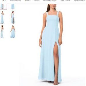 Azazie Jay Bridesmaid Dress Sky Blue